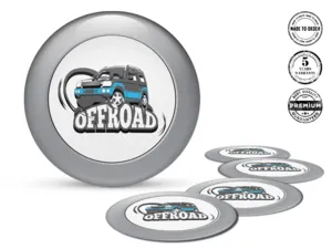 Epoxy Dome Stickers Wheel Emblem Brand